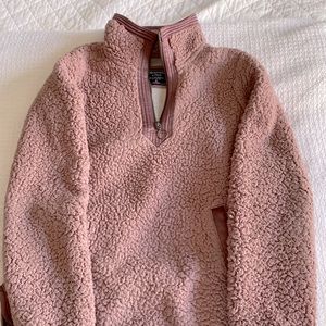 Abercrombie oversized fleece pullover xs